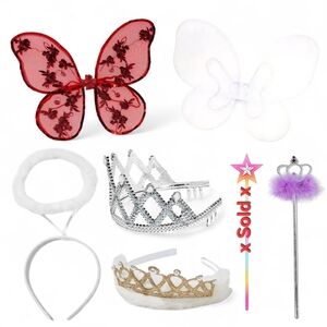 Claire’s Halloween Dress-Up Accessories – Wings, Tiaras, Wands & Headbands